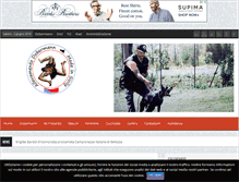 Tablet Screenshot of dobermannmadeinsicily.com
